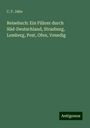 C. F. Jahn: Reisebuch: Ein Führer durch Süd-Deutschland, Strasburg, Lemberg, Pest, Ofen, Venedig, Buch