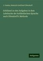 J. Gambs: Schlüssel zu den Aufgaben in dem Lehrbuche der holländischen Sprache nach Ollendorff's Methode, Buch