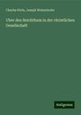 Charles Périn: Uber den Reichthum in der christlichen Gesellschaft, Buch