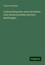 Friedrich Rummer: Untersuchung einer neuen Krummen Linie (Kreisconchoide) und ihrer Beziehungen, Buch