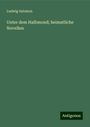 Ludwig Salomon: Unter dem Halbmond; heimatliche Novellen, Buch