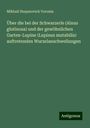 Mikhail Stepanovich Voronin: Über die bei der Schwarzerle (Alnus glutinosa) und der gewöhnlichen Garten-Lupine (Lupinus mutabilis) auftretenden Wurzelanschwellungen, Buch