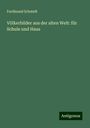 Ferdinand Schmidt: Völkerbilder aus der alten Welt: für Schule und Haus, Buch