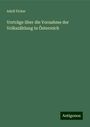 Adolf Ficker: Vorträge über die Vornahme der Volkszählung in Österreich, Buch