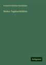 Friedrich Wilhelm Hackländer: Werke: Tagebuchblätter, Buch