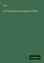 Tuch: Zur Geschichte des tragischen Chors, Buch