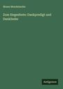 Moses Mendelssohn: Zum Siegesfeste: Dankpredigt und Danklieder, Buch