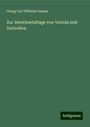 Georg Carl Wilhelm Dumas: Zur Identitaetsfrage von Variola und Varicellen, Buch