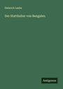 Heinrich Laube: Der Statthalter von Bengalen, Buch
