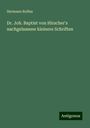Hermann Rolfus: Dr. Joh. Baptist von Hirscher's nachgelassene kleinere Schriften, Buch