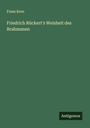 Franz Kern: Friedrich Rückert's Weisheit des Brahmanen, Buch