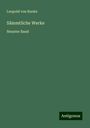 Leopold von Ranke: Sämmtliche Werke, Buch