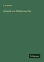 P. Schmidt: Spinoza und Schleiermacher, Buch
