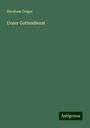 Abraham Geiger: Unser Gottesdienst, Buch