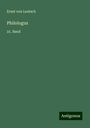 Ernst Von Leutsch: Philologus, Buch