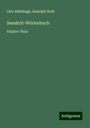 Otto Böhtlingk: Sanskrit-Wörterbuch, Buch