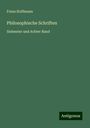 Franz Hoffmann: Philosophische Schriften, Buch