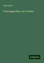 Franz Ra¿ki: Fiume gegenüber von Croatien, Buch