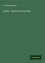 Conrad Hofmann: Alexis - Pariser Glossar 3692, Buch