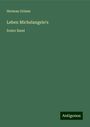 Herman Grimm: Leben Michelangelo's, Buch