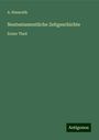 A. Hausrath: Neutestamentliche Zeitgeschichte, Buch