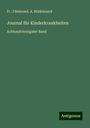 Fr. J Behrend: Journal für Kinderkrankheiten, Buch