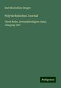 Emil Maximilian Dingler: Polytechnisches Journal, Buch