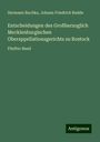 Hermann Buchka: Entscheidungen des Großherzoglich Mecklenburgischen Oberappellationsgerichts zu Rostock, Buch