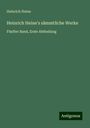 Heinrich Heine: Heinrich Heine's sämmtliche Werke, Buch