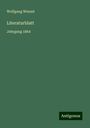 Wolfgang Wenzel: Literaturblatt, Buch