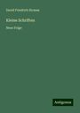 David Friedrich Strauss: Kleine Schriften, Buch