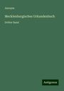 Anonym: Mecklenburgisches Urkundenbuch, Buch