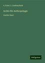 A. Ecker: Archiv für Anthropologie, Buch