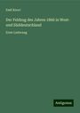 Emil Knorr: Der Feldzug des Jahres 1866 in West- und Süddeutschland, Buch