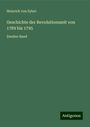 Heinrich Von Sybel: Geschichte der Revolutionszeit von 1789 bis 1795, Buch