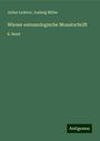 Julius Lederer: Wiener entomologische Monatschrift, Buch