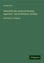 Joseph Herr: Zeitschrift des oesterreichischen Ingenieur- und Architekten-Vereins, Buch