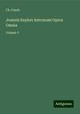 Ch. Frisch: Joannis Kepleri Astronomi Opera Omnia, Buch