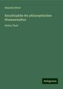 Heinrich Ritter: Encyklopädie der philosophischen Wissenschaften, Buch