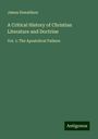 James Donaldson: A Critical History of Christian Literature and Doctrine, Buch