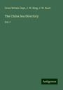 Great Britain Dept: The China Sea Directory, Buch