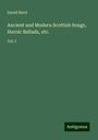 David Herd: Ancient and Modern Scottish Songs, Heroic Ballads, etc., Buch