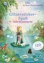 Stefanie Dahle: Lilia, die kleine Elbenprinzessin. Glitzersticker-Spaß. Gestalte Lilias zauberhafte Welt, Buch