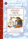 Hörnchen & Bär warten auf Weihnachten, 24 Vorlesegeschichten. Illustration zeigt ein Eichhörnchen und einen Bären mit Geschenken.