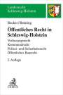 Florian Becker: Öffentliches Recht in Schleswig-Holstein, Buch