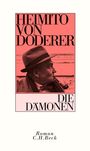 "HEIMITO VON DODERER DIE DÄMONEN" steht auf einem Cover. Es zeigt das Porträt eines Mannes mit Pfeife und Hut.