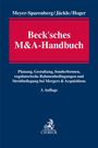 "Meyer-Sparenberg/Jäckle/Hoger, Beck’sches M&A-Handbuch, Planung, 3. Auflage. Blaues Cover mit rotem Textfeld."