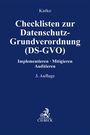 Katko: Checklisten zur Datenschutz-Grundverordnung (DS-GVO). Implementieren, Mitigieren, Auditieren. 3. Auflage. Logo unten.