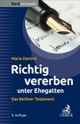 Maria Demirci: Richtig vererben unter Ehegatten, Buch