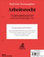 Beck’sche Textausgaben, Arbeitsrecht, 153. Ergänzungslieferung Mai 2026. Roter Hintergrund, schwarzer Text.